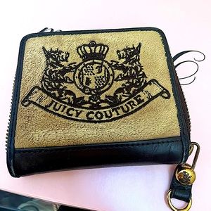 Juicy couture Scottie dog wallet  juicy couture tan brown velour wallet Y2k
